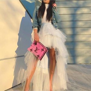 New! Celebrate Nude Pink Women's Tulle Small Skirt (Available in All Sizes)